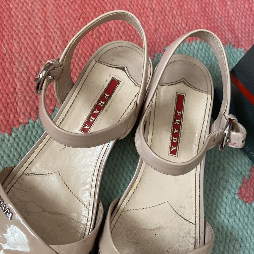 Prada Nude Sandals - Picture 4 of 6